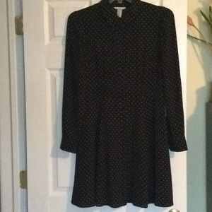 Black and Pink polka dot dress